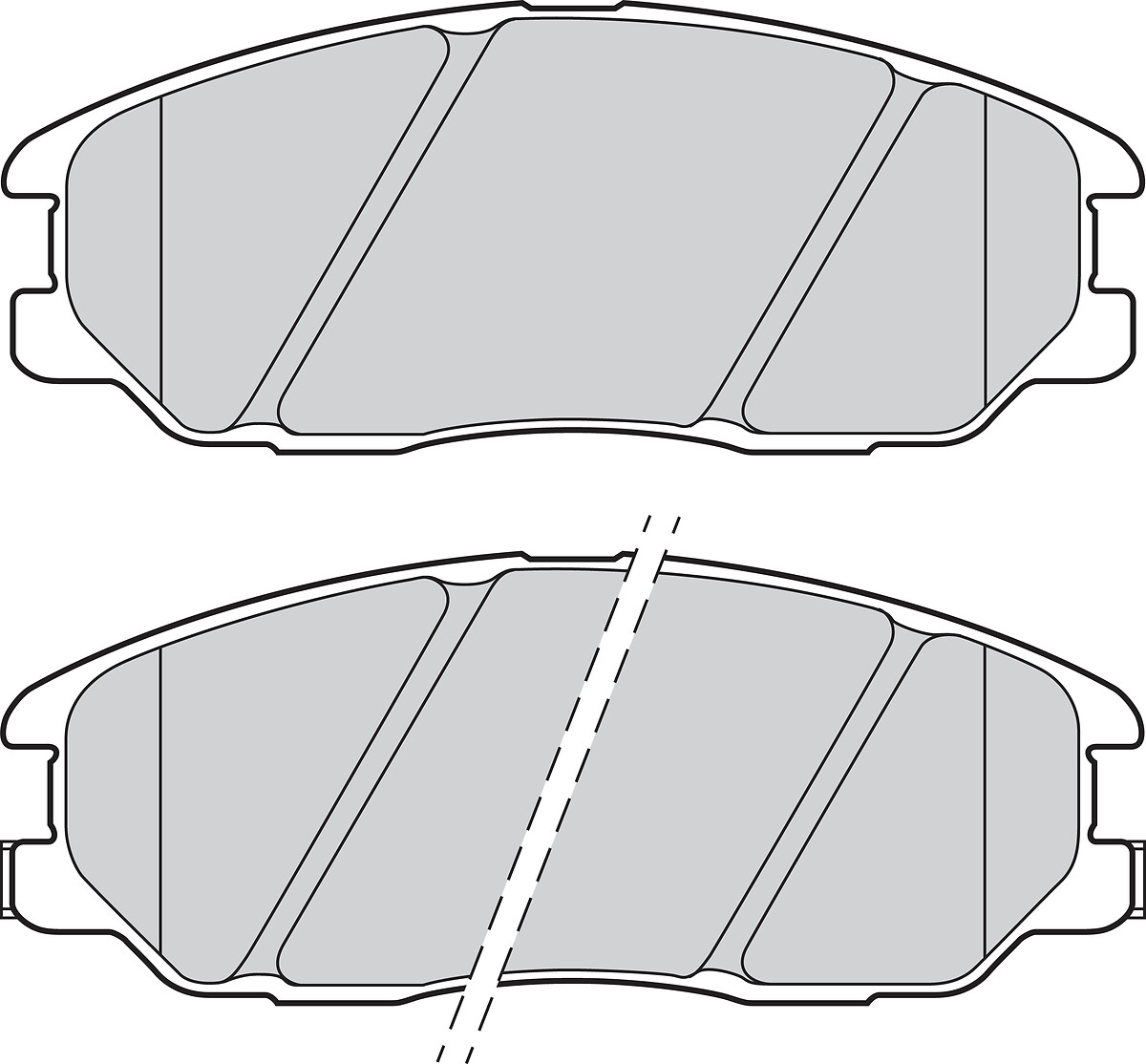 Jeu de 4 plaquettes de frein VALEO ref. 302819